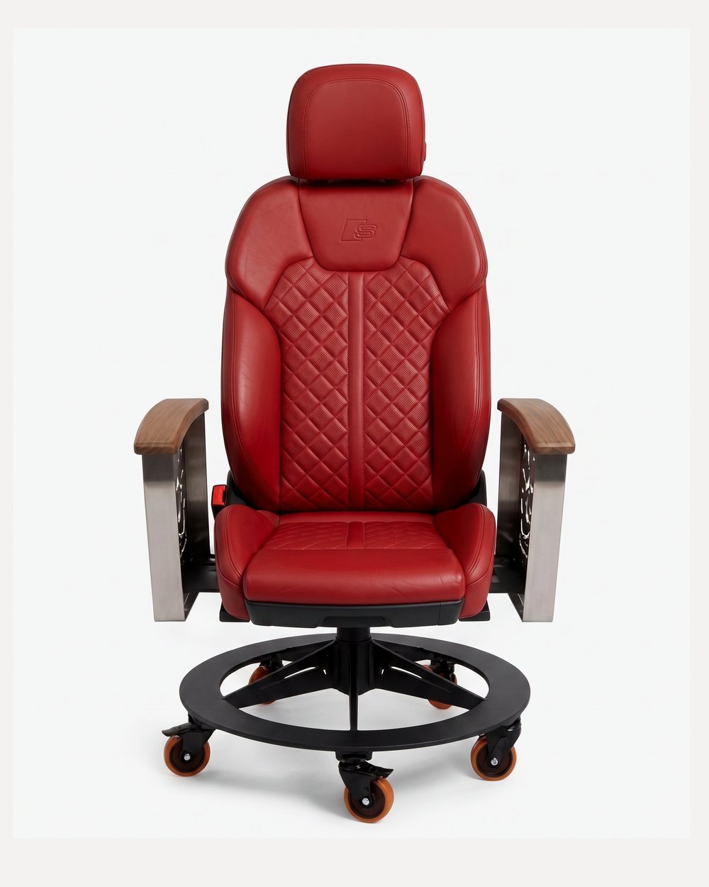 Audi Quattro car-seat office chair by AutoStuhl — The Quattro Diamond Edition