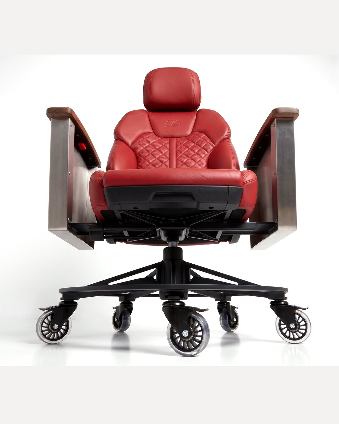 Audi Quattro car-seat office chair by AutoStuhl — The Quattro Diamond Edition, view 1