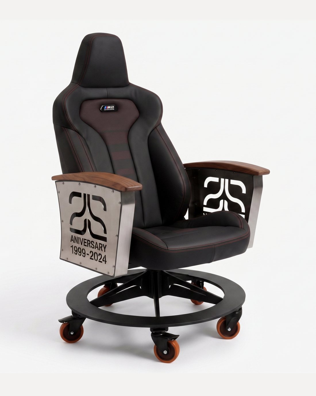 BMW M2 car-seat office chair by AutoStuhl — The Competition Edition, view 2