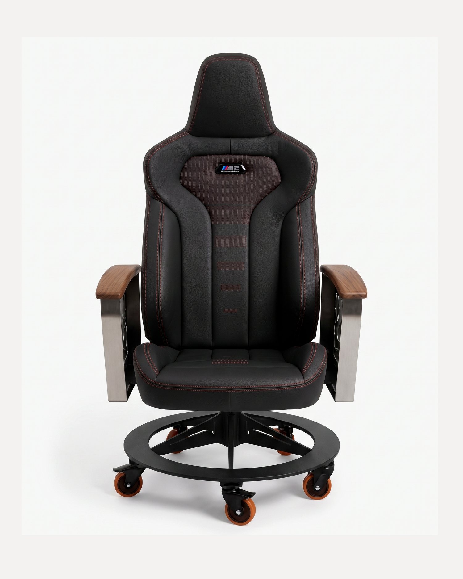 AutoStuhl BMW M2 office chair built from a genuine BMW M2 car seat — The Competition Edition