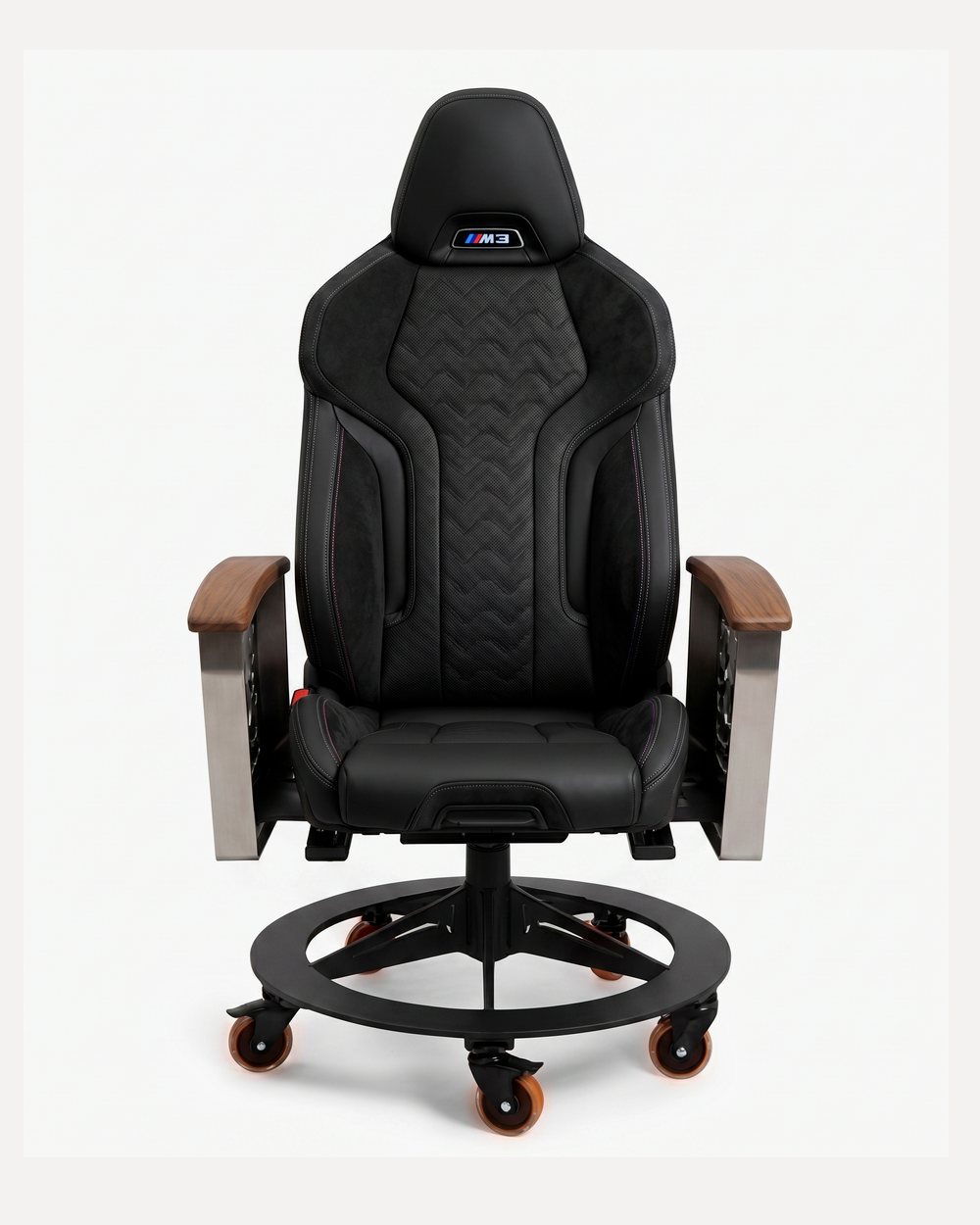 BMW M3 car-seat office chair by AutoStuhl — The Black Edition