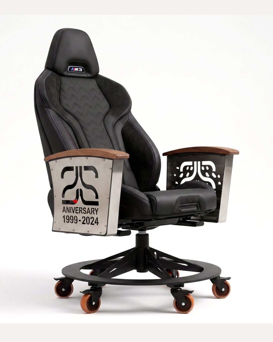 BMW M3 car-seat office chair by AutoStuhl — The Black Edition, view 1