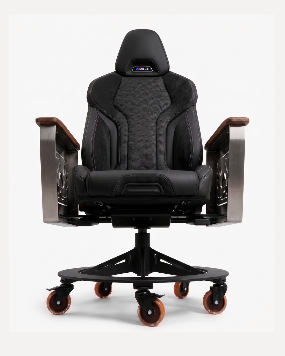 BMW M3 car-seat office chair by AutoStuhl — The Black Edition, view 2