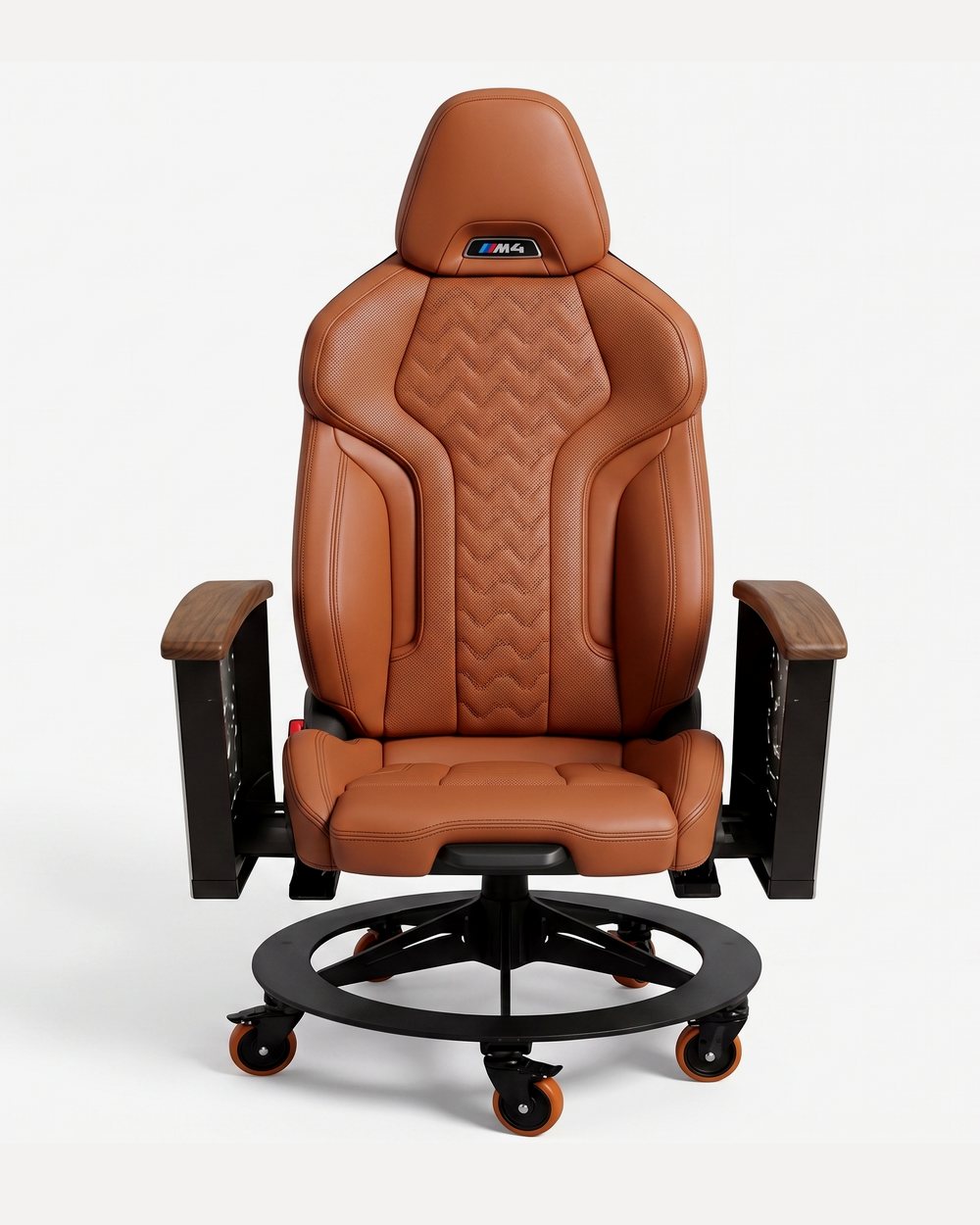 BMW M4 car-seat office chair by AutoStuhl — The Tartufo Edition