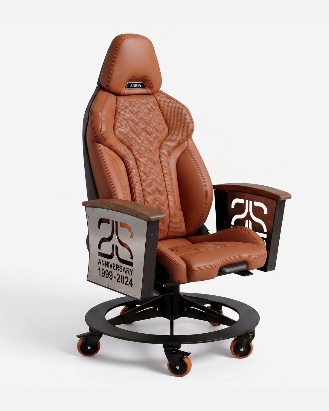 BMW M4 car-seat office chair by AutoStuhl — The Tartufo Edition, view 1
