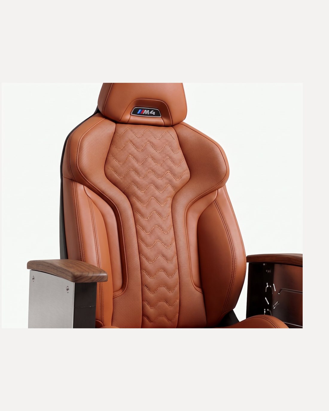 BMW M4 car-seat office chair by AutoStuhl — The Tartufo Edition, view 2