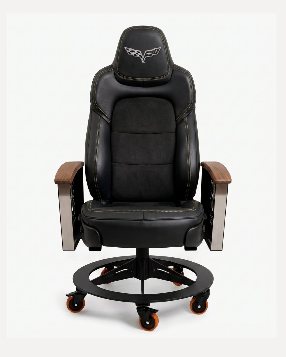 Corvette C6 car-seat office chair by AutoStuhl — The Grand Touring Edition