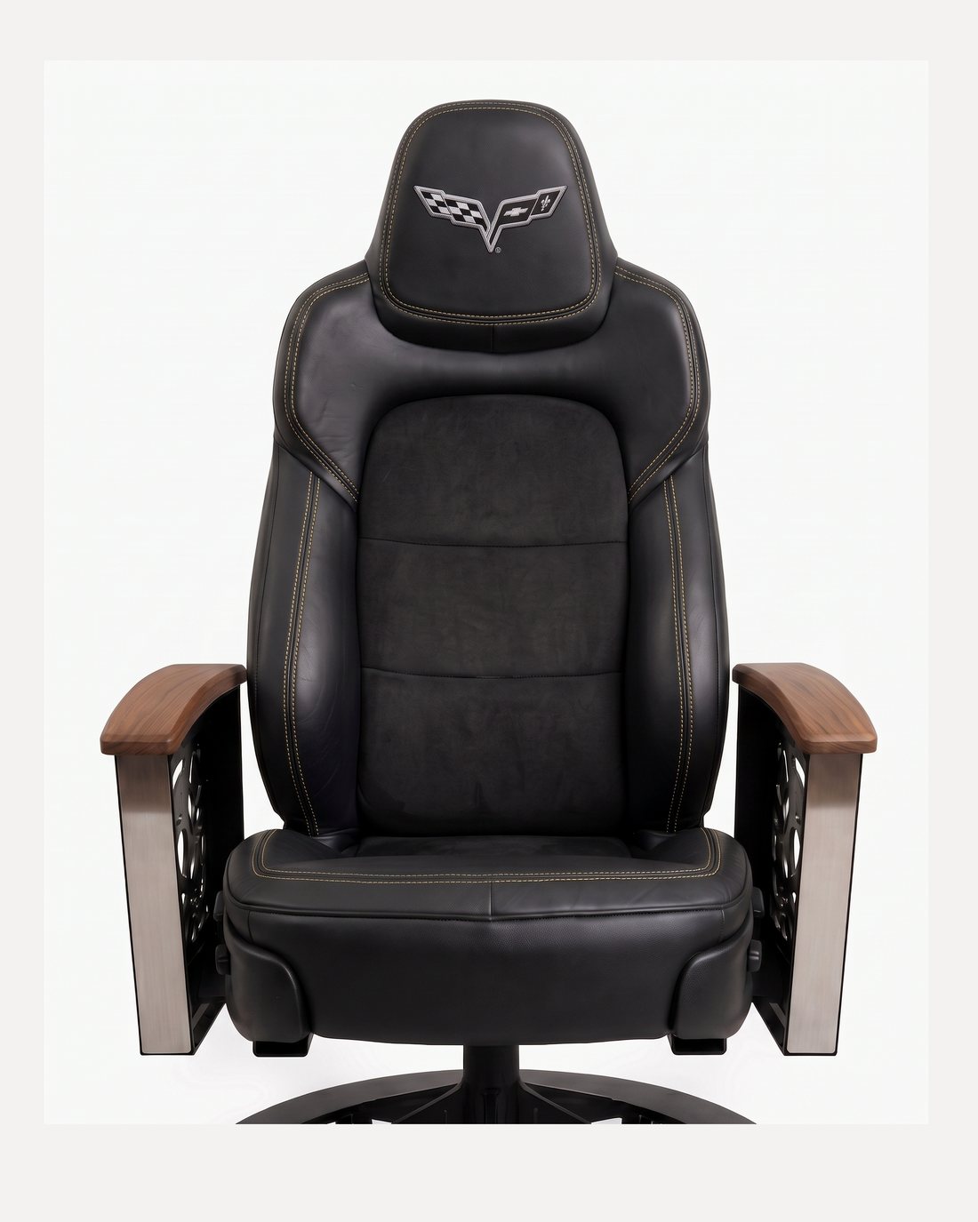 Corvette C6 car-seat office chair by AutoStuhl — The Grand Touring Edition, view 1