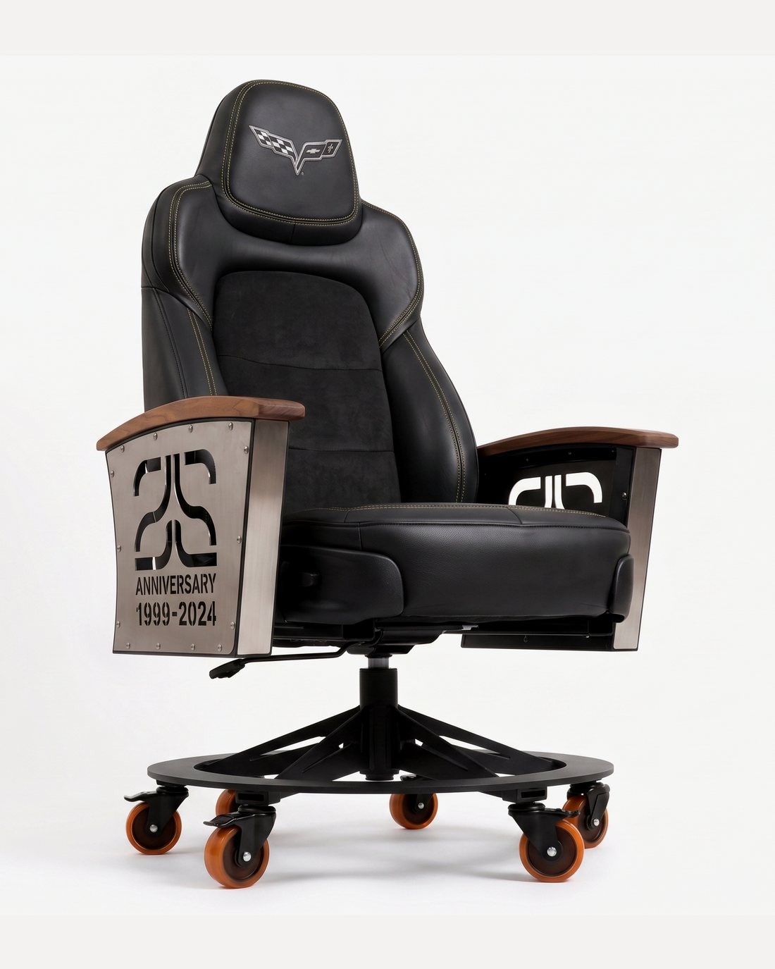 Corvette C6 car-seat office chair by AutoStuhl — The Grand Touring Edition, view 2