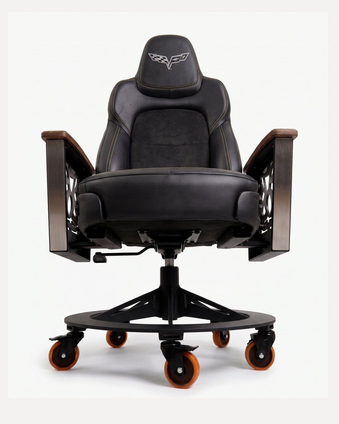 Corvette C6 car-seat office chair by AutoStuhl — The Grand Touring Edition, view 3