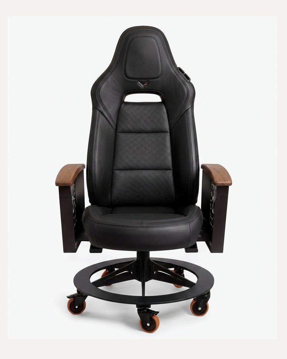 Corvette C7 car-seat office chair by AutoStuhl — The Last Front-Engine Edition