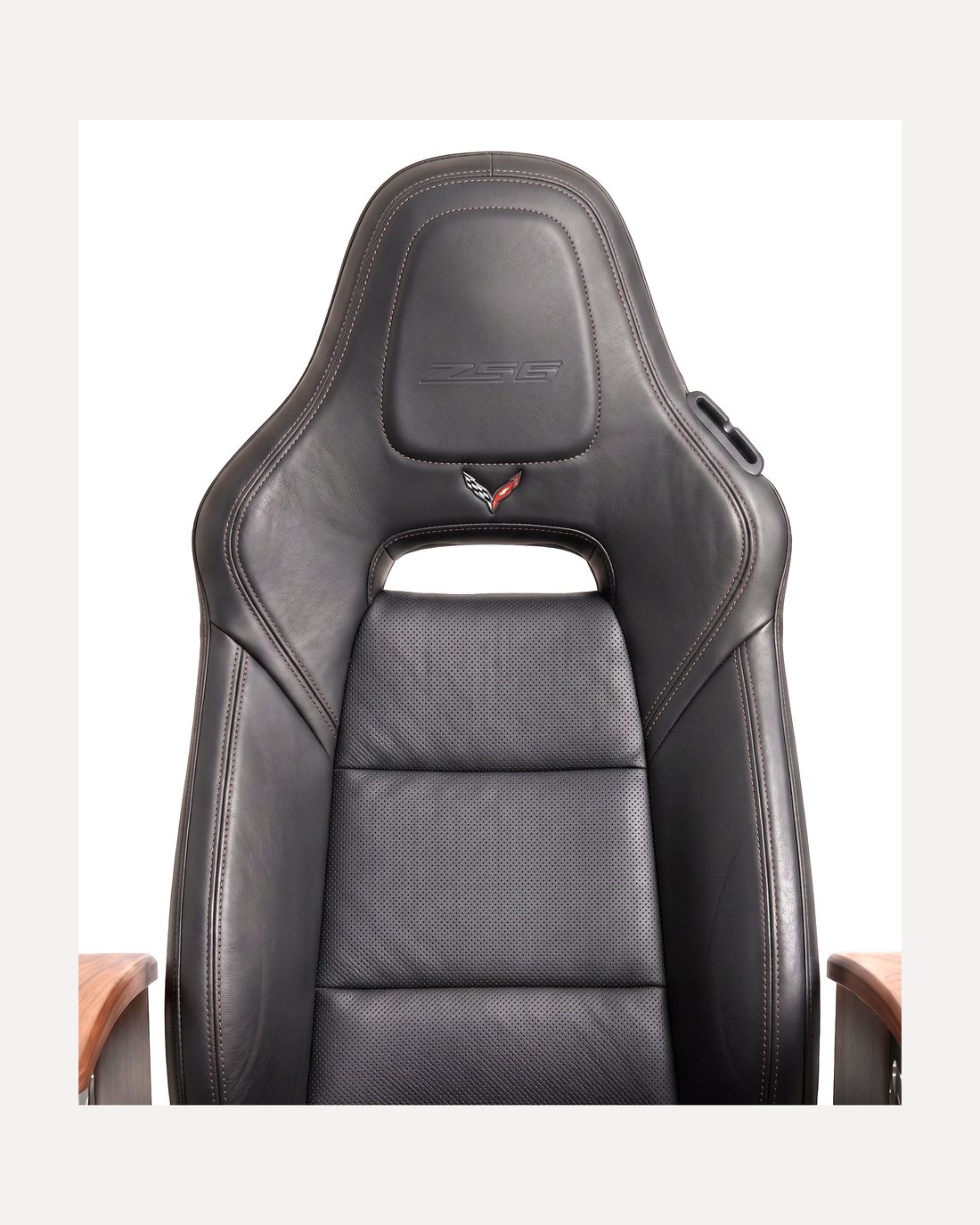 Corvette C7 car-seat office chair by AutoStuhl — The Last Front-Engine Edition, view 3