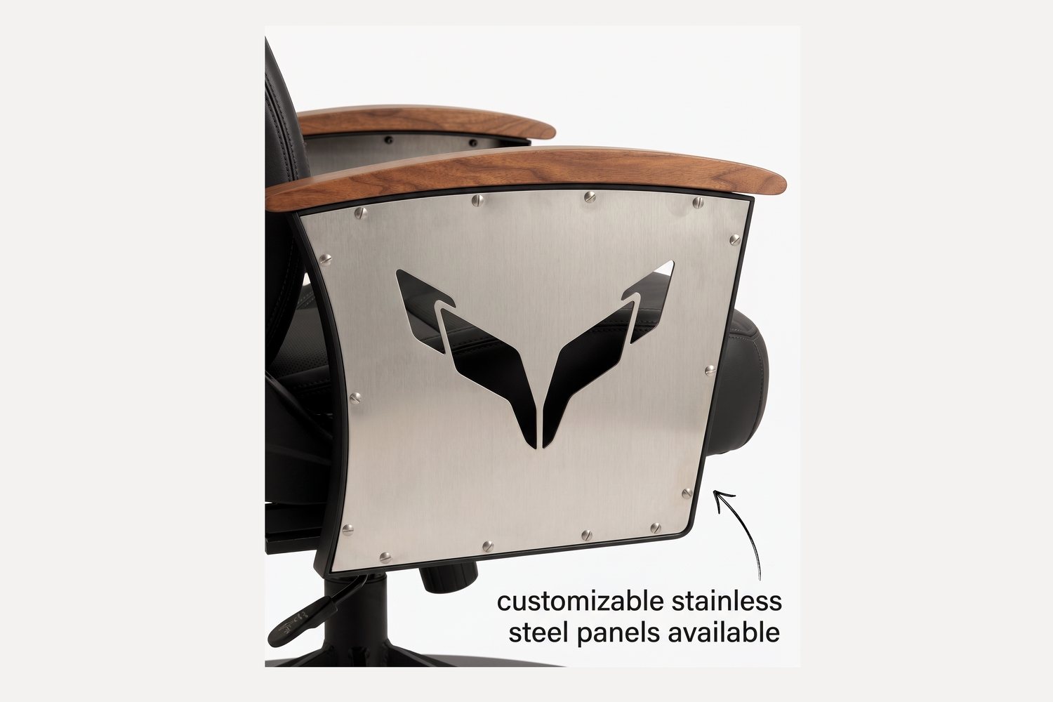 Laser-cut stainless steel Signature Panel for the AutoStuhl Corvette C7 — The Last Front-Engine Edition