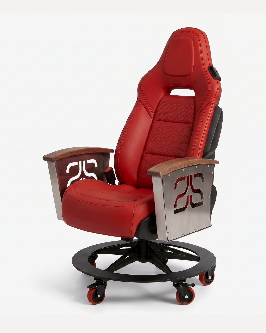 Corvette C7 Z06 car-seat office chair by AutoStuhl — The Redline Edition, view 1