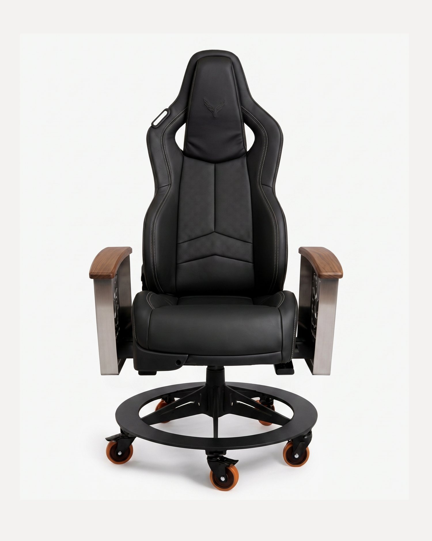 AutoStuhl Corvette Z06 office chair built from a genuine Corvette Z06 car seat — The Homecoming Edition
