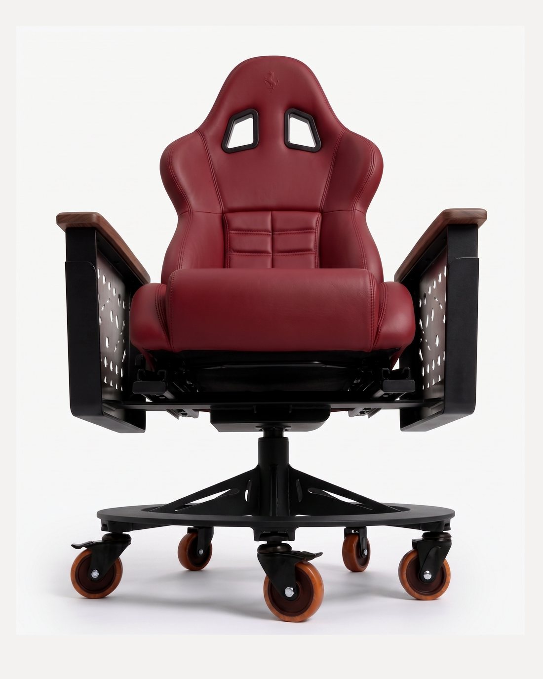 Ferrari F430 car-seat office chair by AutoStuhl — Carbon Fiber Racing, view 1