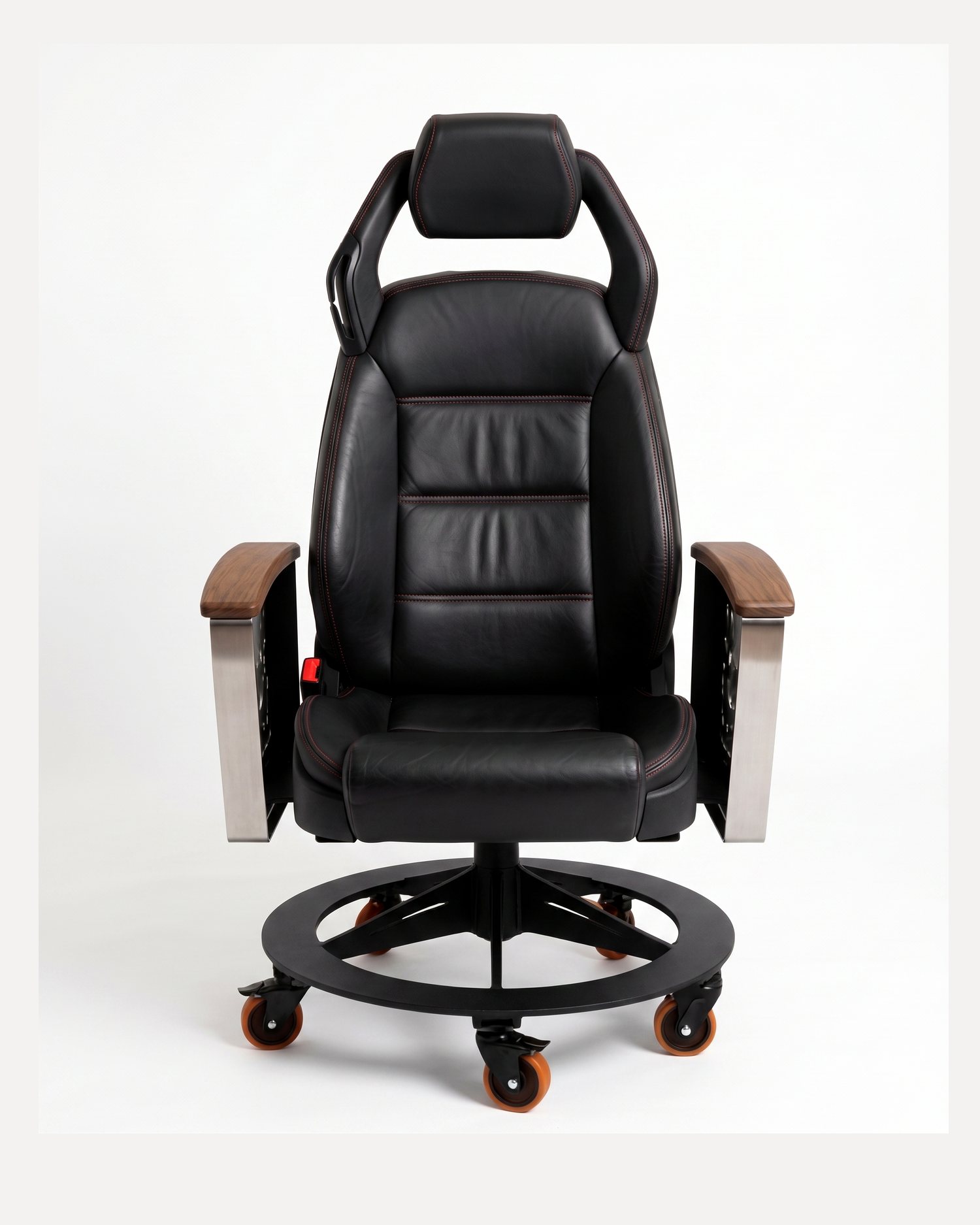 AutoStuhl Lamborghini Gallardo office chair built from a genuine Lamborghini Gallardo car seat — The Sant'Agata V10 Commission