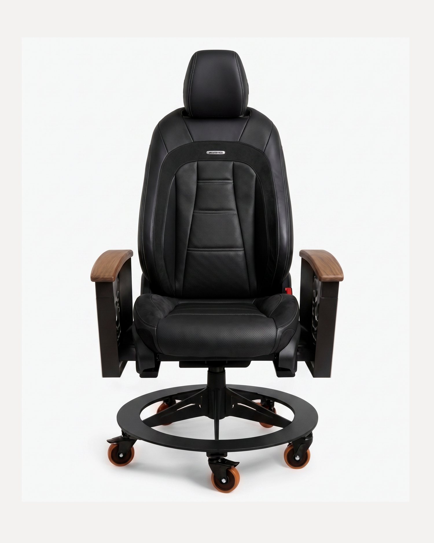 AutoStuhl Mercedes-Benz AMG office chair built from a genuine Mercedes-Benz AMG car seat — The Executive Performance Edition