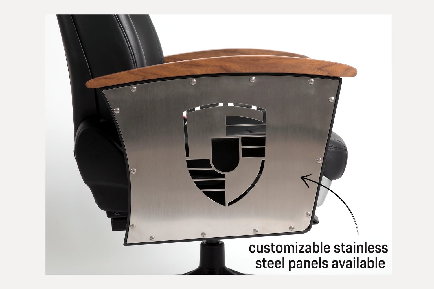Laser-cut stainless steel Signature Panel for the AutoStuhl Porsche 911 (997) — The 997 Heritage Edition