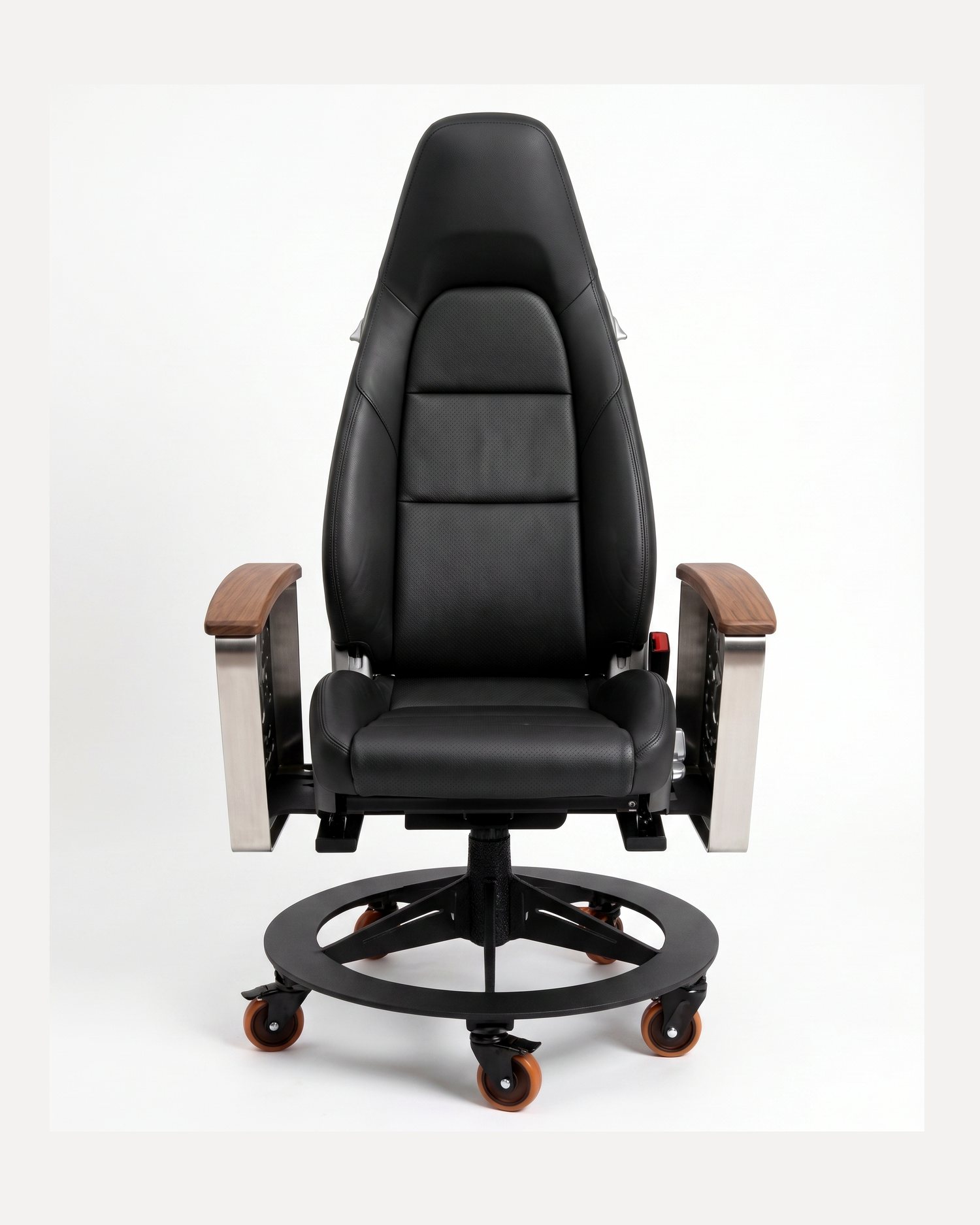 AutoStuhl Porsche 911 office chair built from a genuine Porsche 911 car seat — The Stuttgart Edition